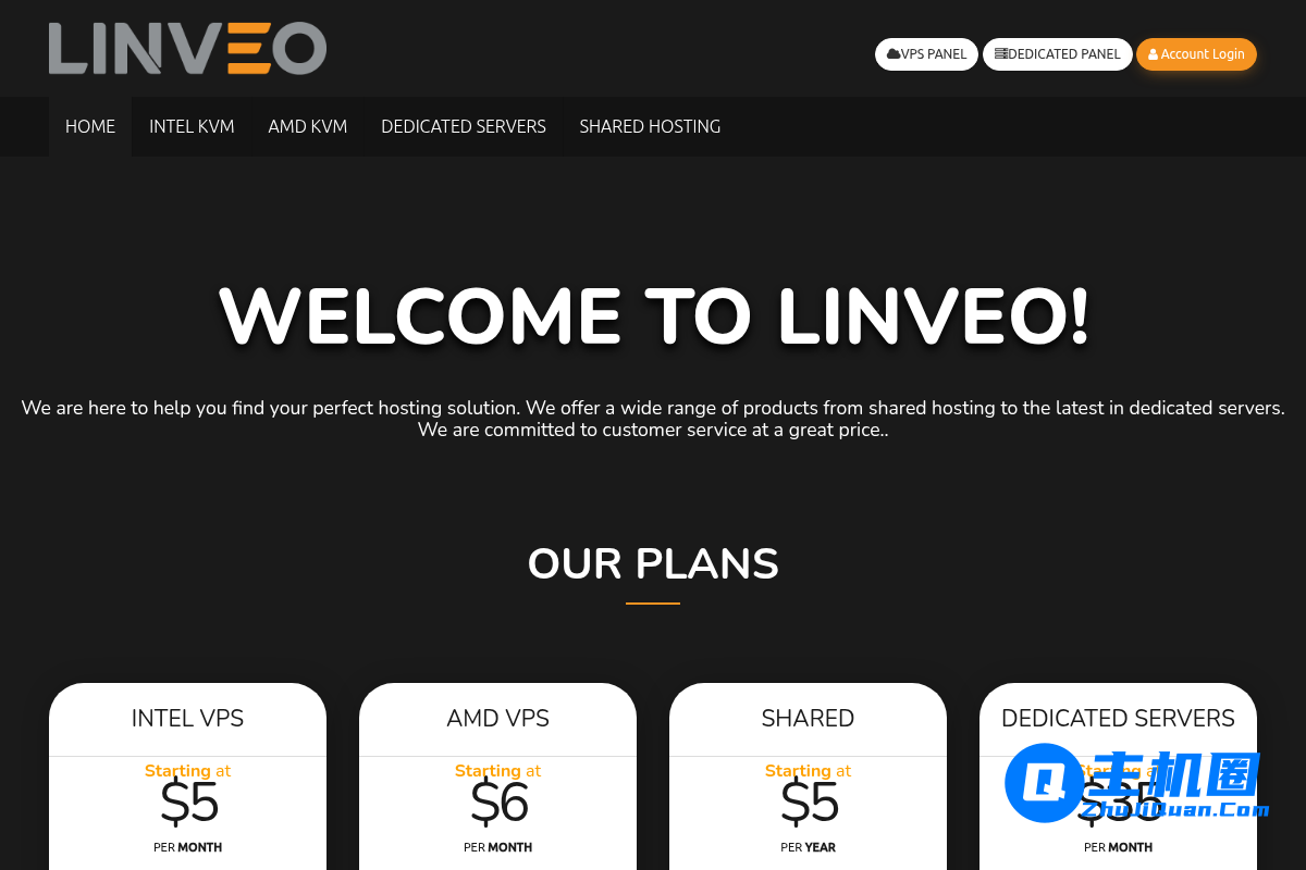 linveo:$2.1/月-AMD Ryzen9/1GB/25G NVMe/4TB@10Gbps/达拉斯&凤凰城&哥伦布机房-主机圈